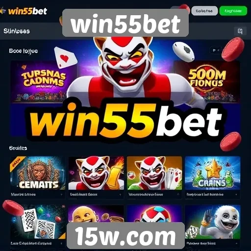Vários tipos de jogos disponíveis no win55bet